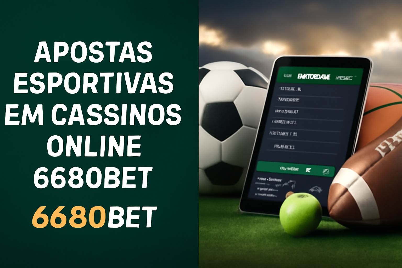 Aposte em apostas esportivas no cassino online 6680BET
